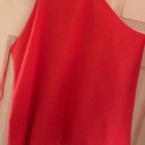 Paper Crane High Neck Tank -Coral - Picture 4 of 4